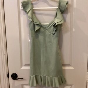 Ruffle mini dress